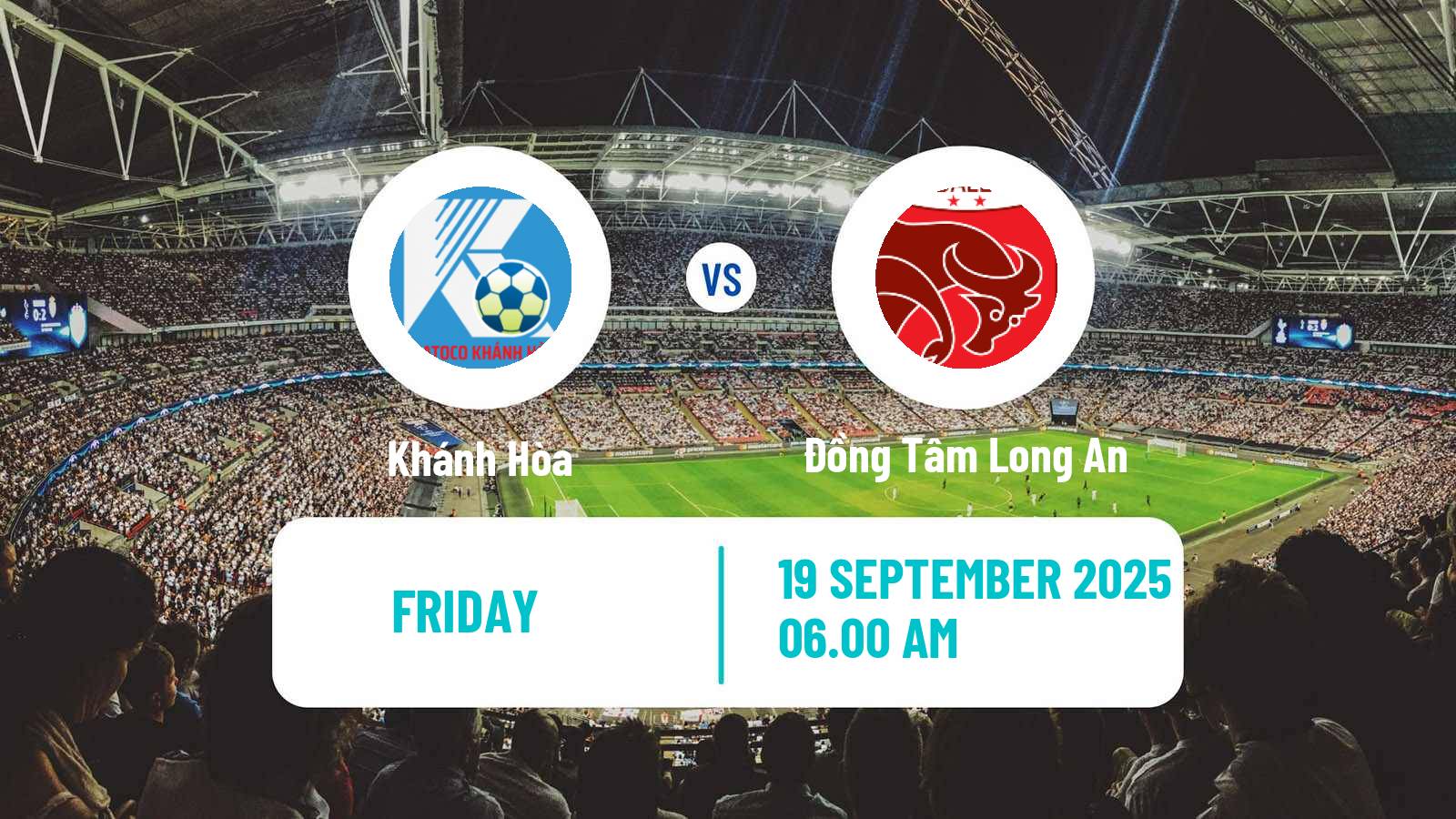 Soccer Vietnamese V League 2 Khánh Hòa - Đồng Tâm Long An