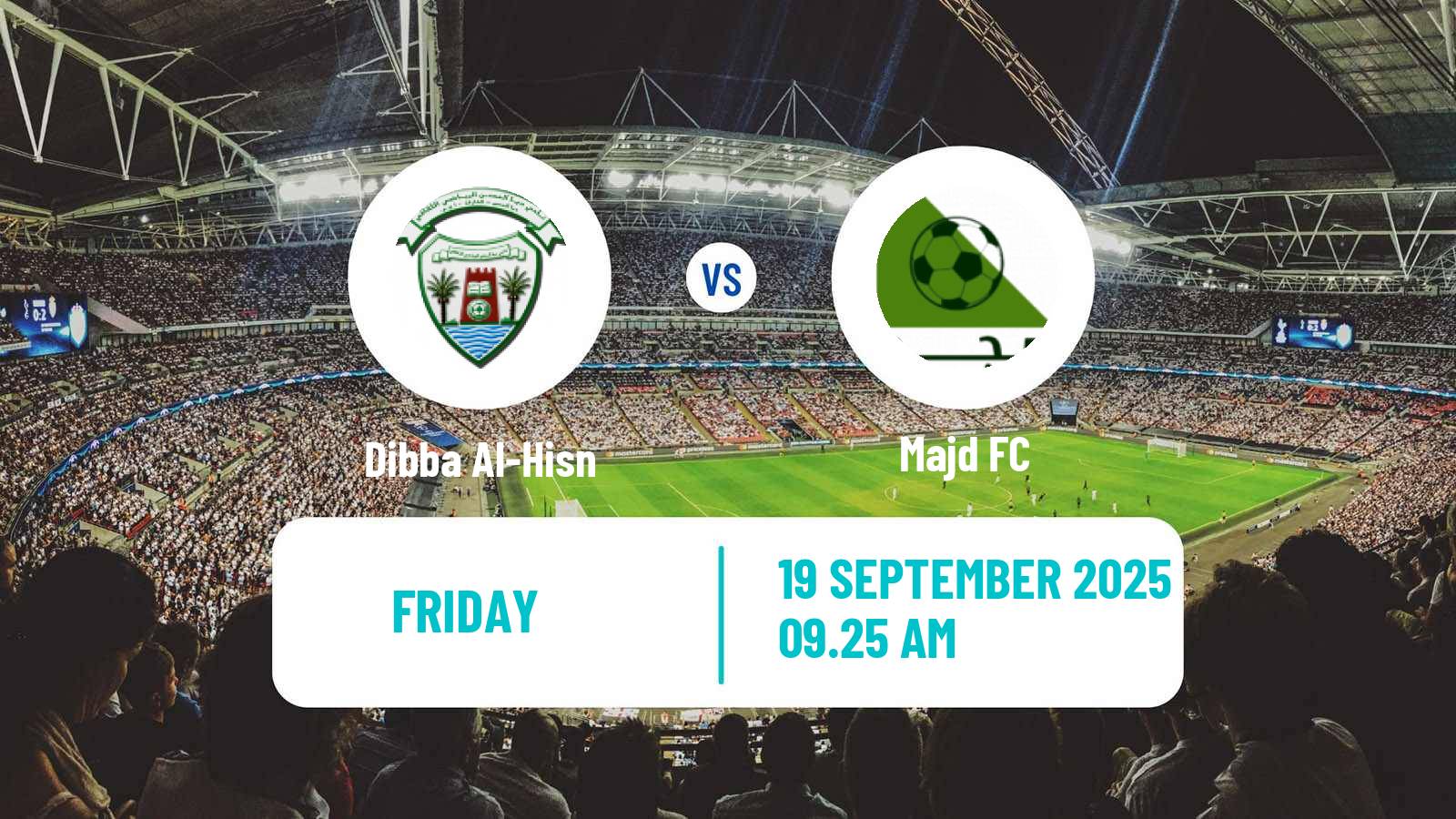 Soccer UAE Division 1 Dibba Al-Hisn - Majd
