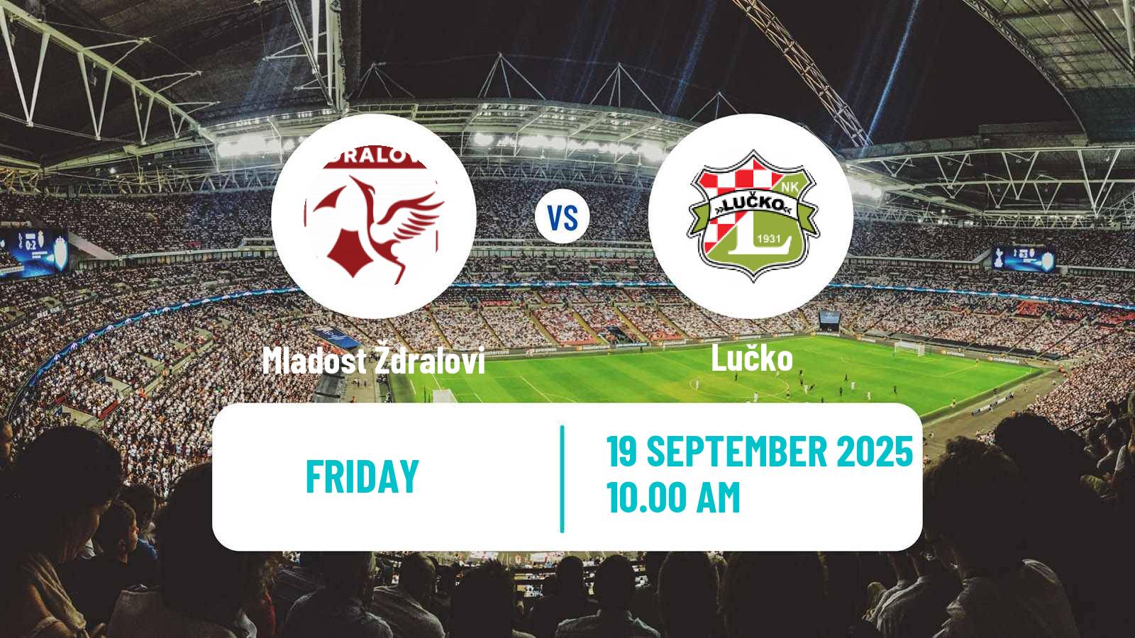 Soccer Croatian Druga NL Mladost Ždralovi - Lučko