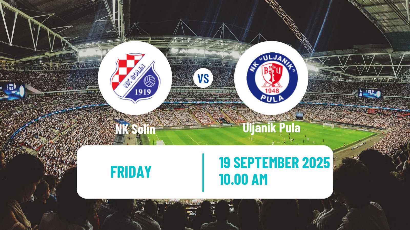 Soccer Croatian Druga NL Solin - Uljanik Pula