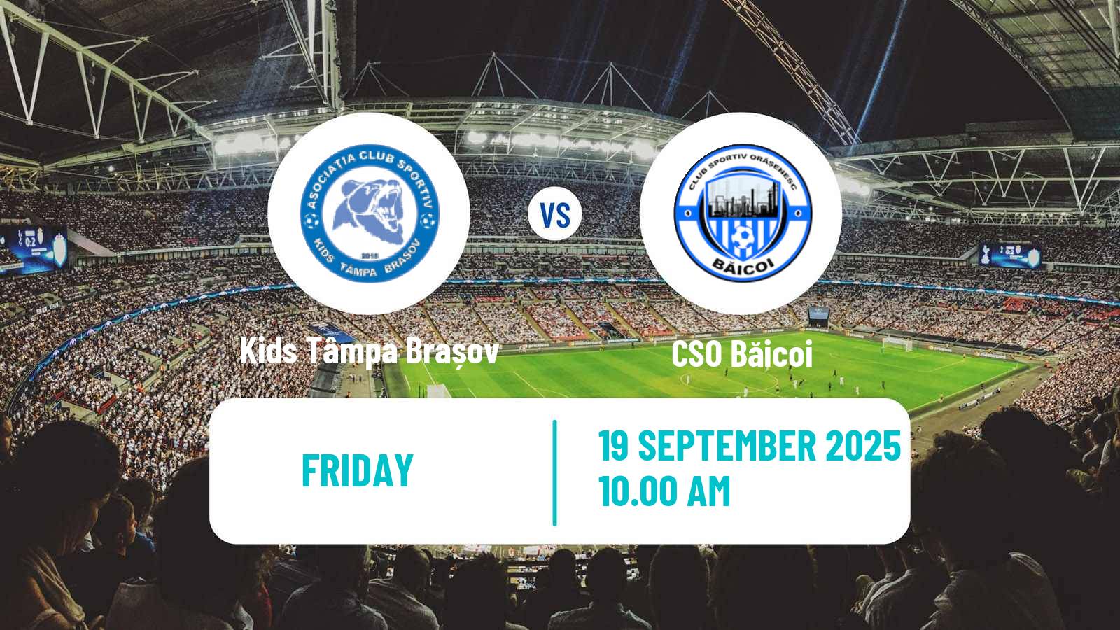 Soccer Romanian Liga 3 - Seria 4 Kids Tâmpa Brașov - Băicoi
