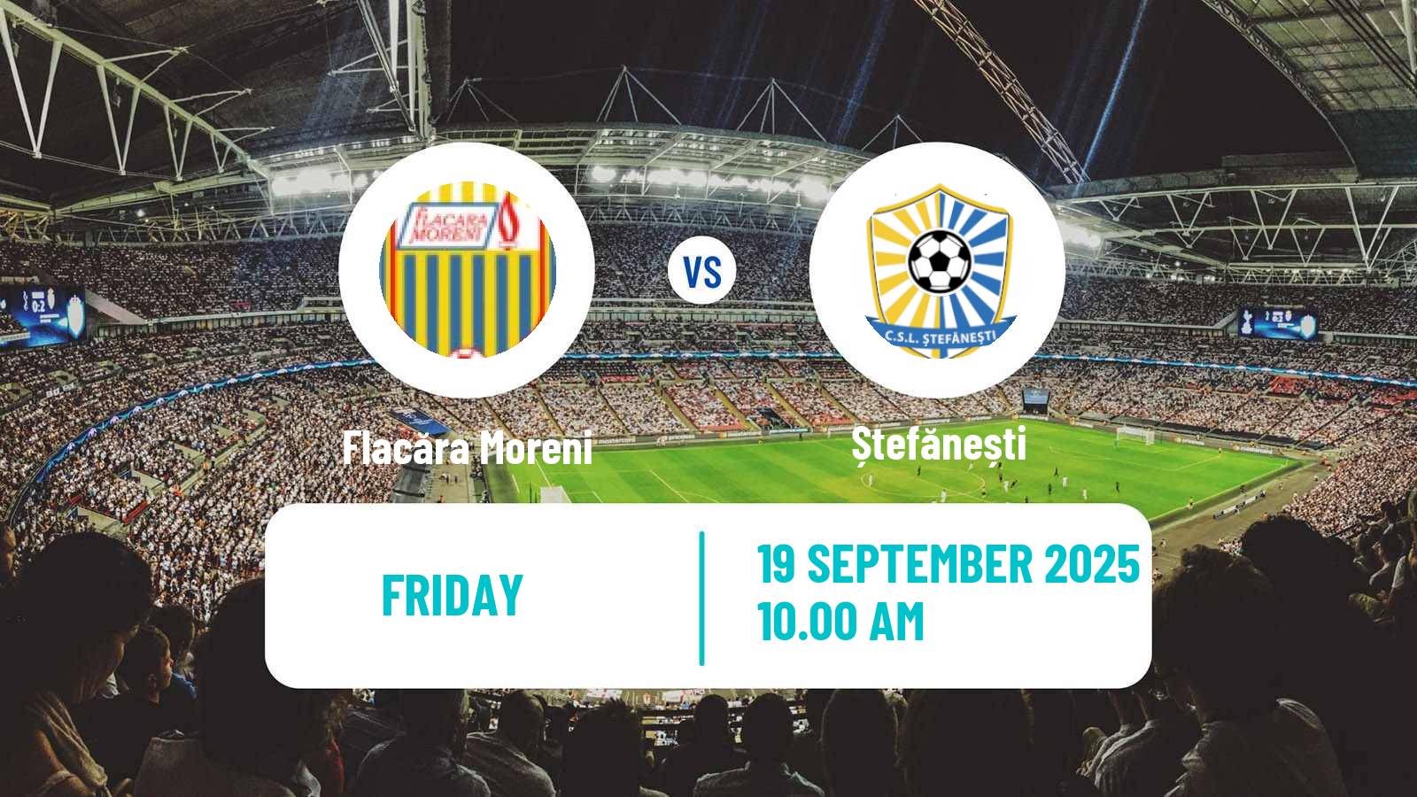 Soccer Romanian Liga 3 - Seria 4 Flacăra Moreni - Ștefănești