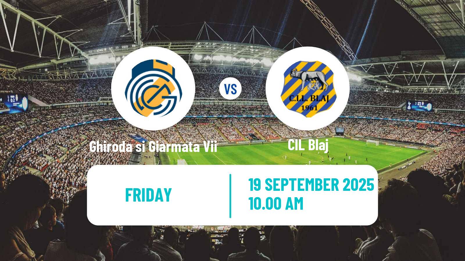 Soccer Romanian Liga 3 - Seria 7 Ghiroda si Giarmata Vii - CIL Blaj