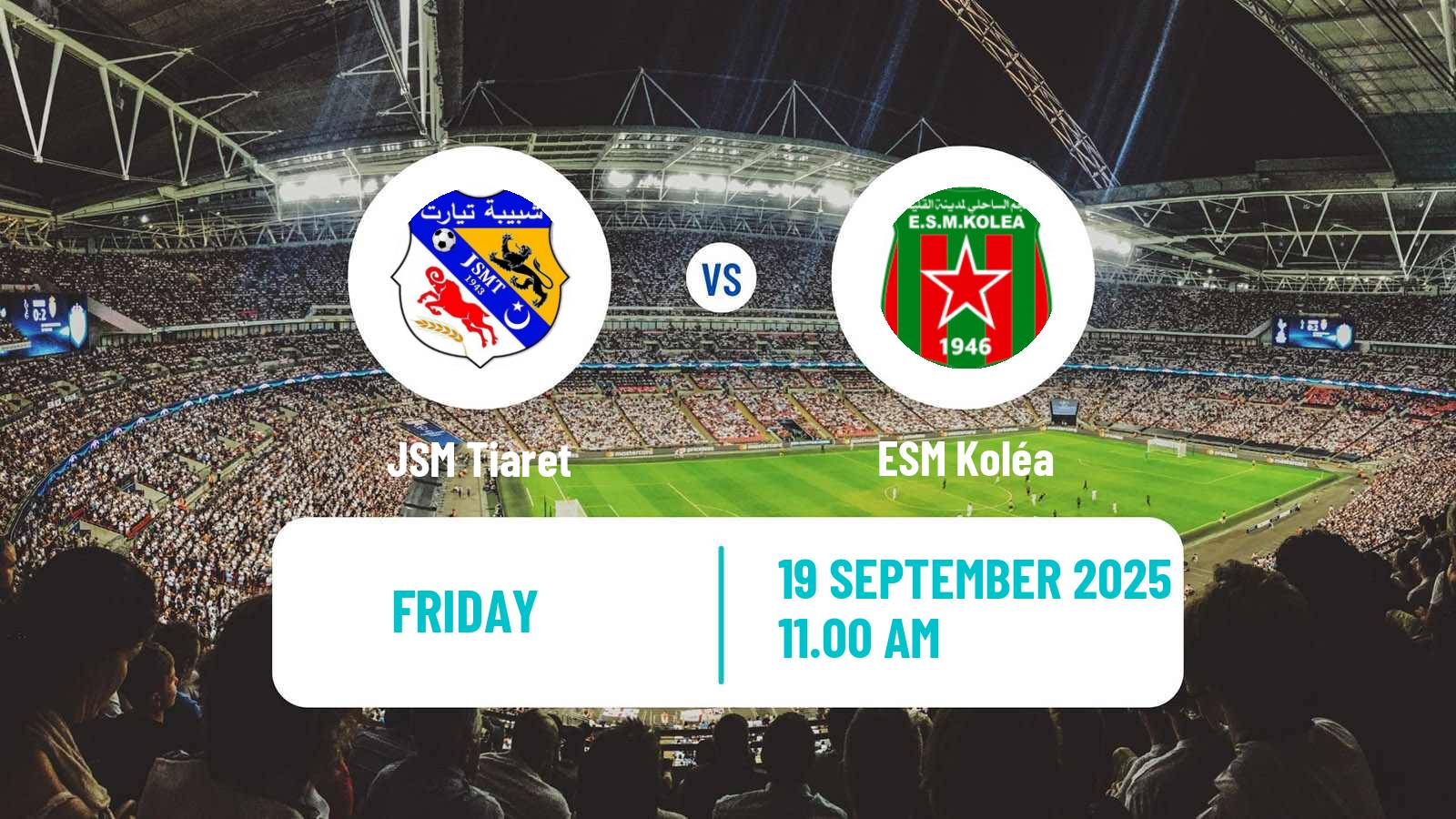 Soccer Algerian Ligue 2 JSM Tiaret - Koléa