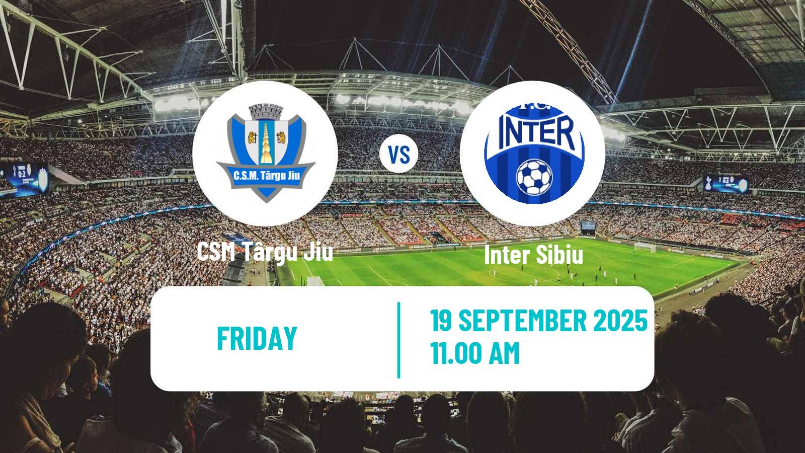 Soccer Romanian Liga 3 - Seria 6 CSM Târgu Jiu - Inter Sibiu