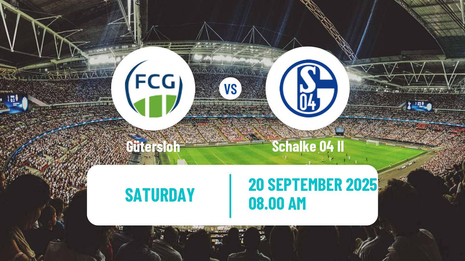 Soccer German Regionalliga West Gütersloh - Schalke 04 II