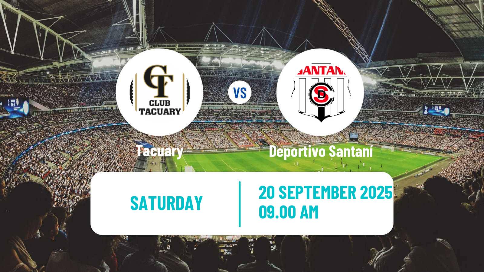 Soccer Paraguayan Division Intermedia Tacuary - Deportivo Santaní