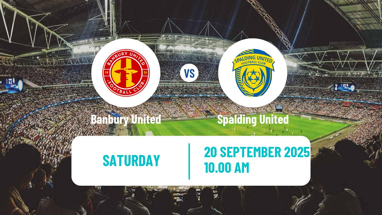 Soccer English Southern League Central Division Banbury United - Spalding United