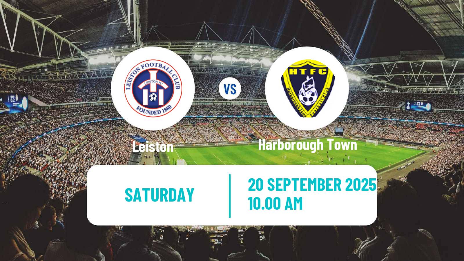 Soccer English Southern League Central Division Leiston - Harborough Town