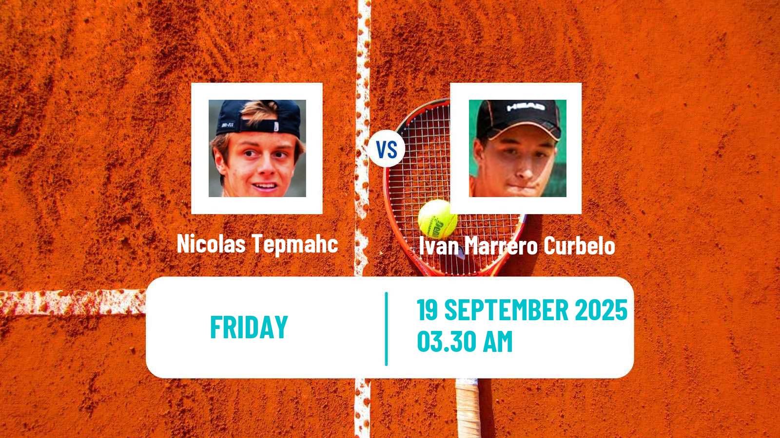 Tennis ITF M15 Kayseri 7 Men Nicolas Tepmahc - Ivan Marrero Curbelo