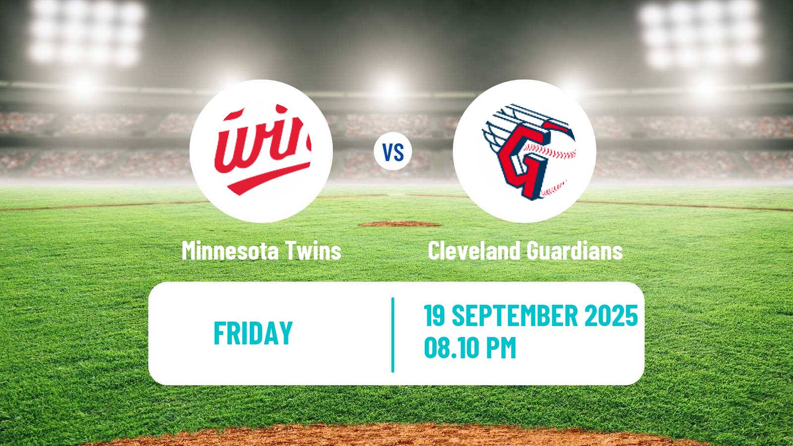 Baseball MLB Minnesota Twins - Cleveland Guardians