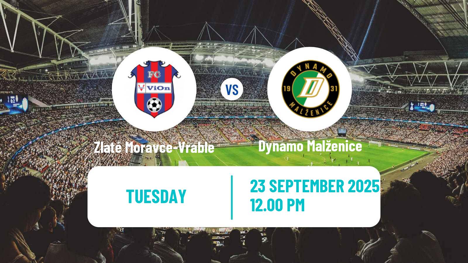 Soccer Slovak 2 Liga Zlaté Moravce-Vrable - Dynamo Malženice