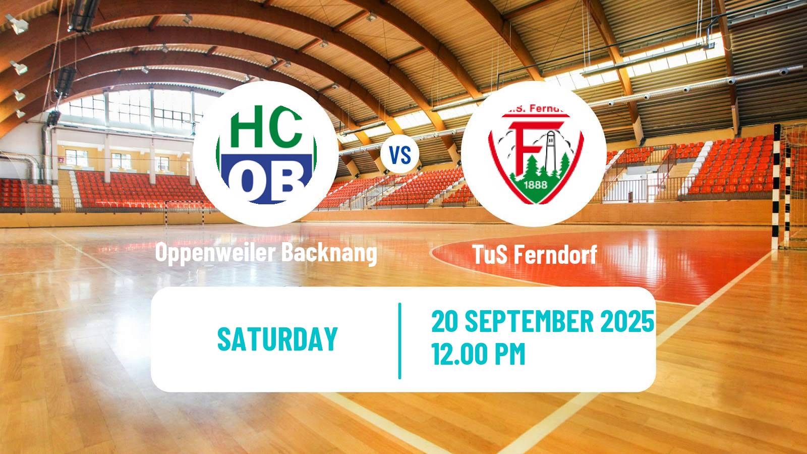 Handball German 2 Bundesliga Handball Oppenweiler Backnang - Ferndorf
