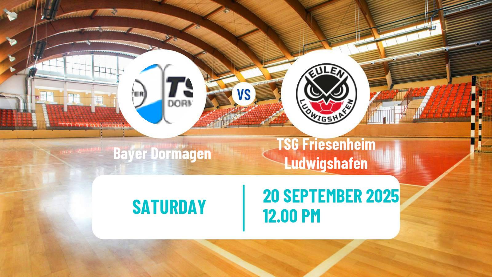 Handball German 2 Bundesliga Handball Bayer Dormagen - TSG Friesenheim Ludwigshafen