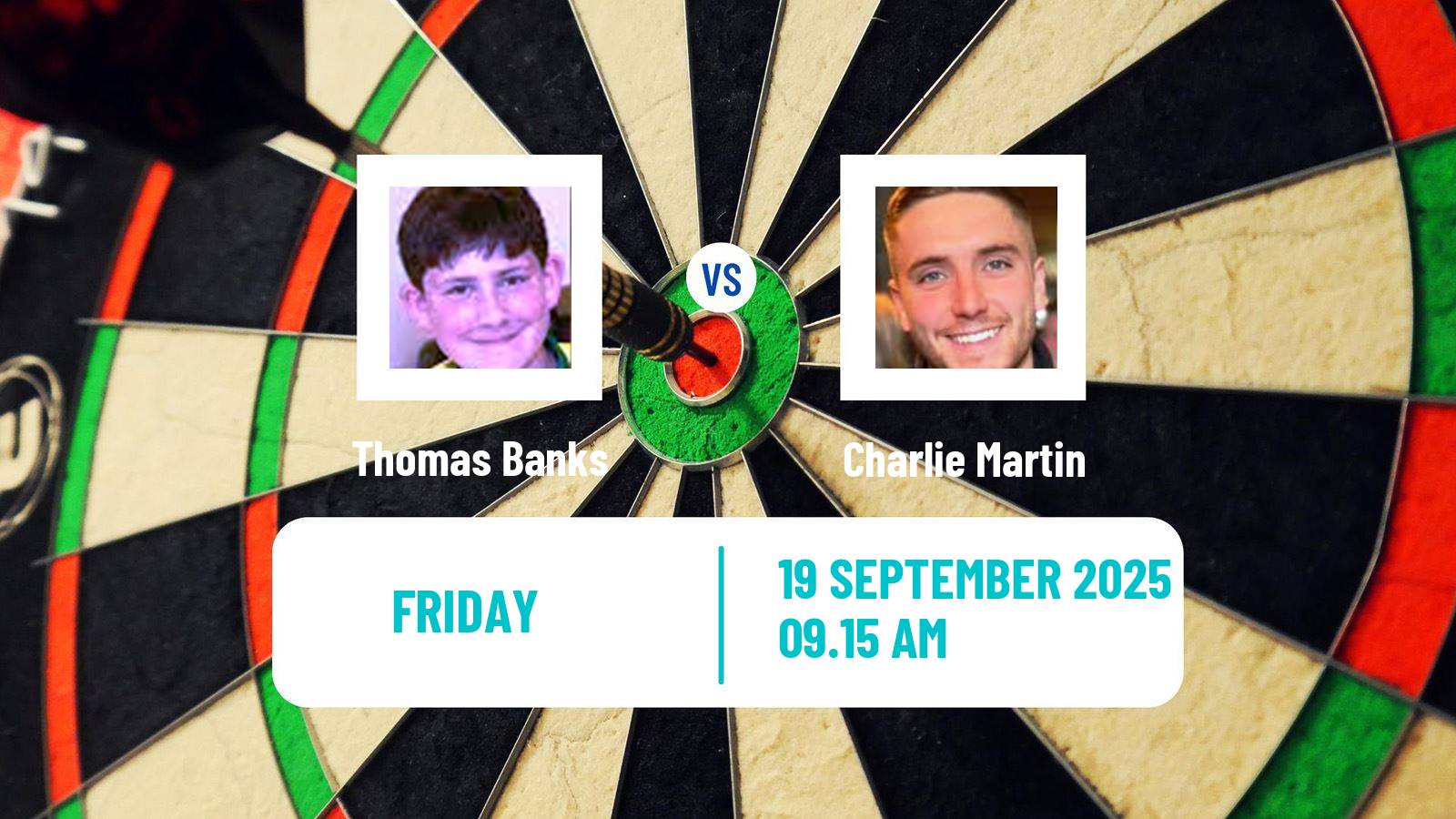 Darts Modus Super Series Thomas Banks - Charlie Martin