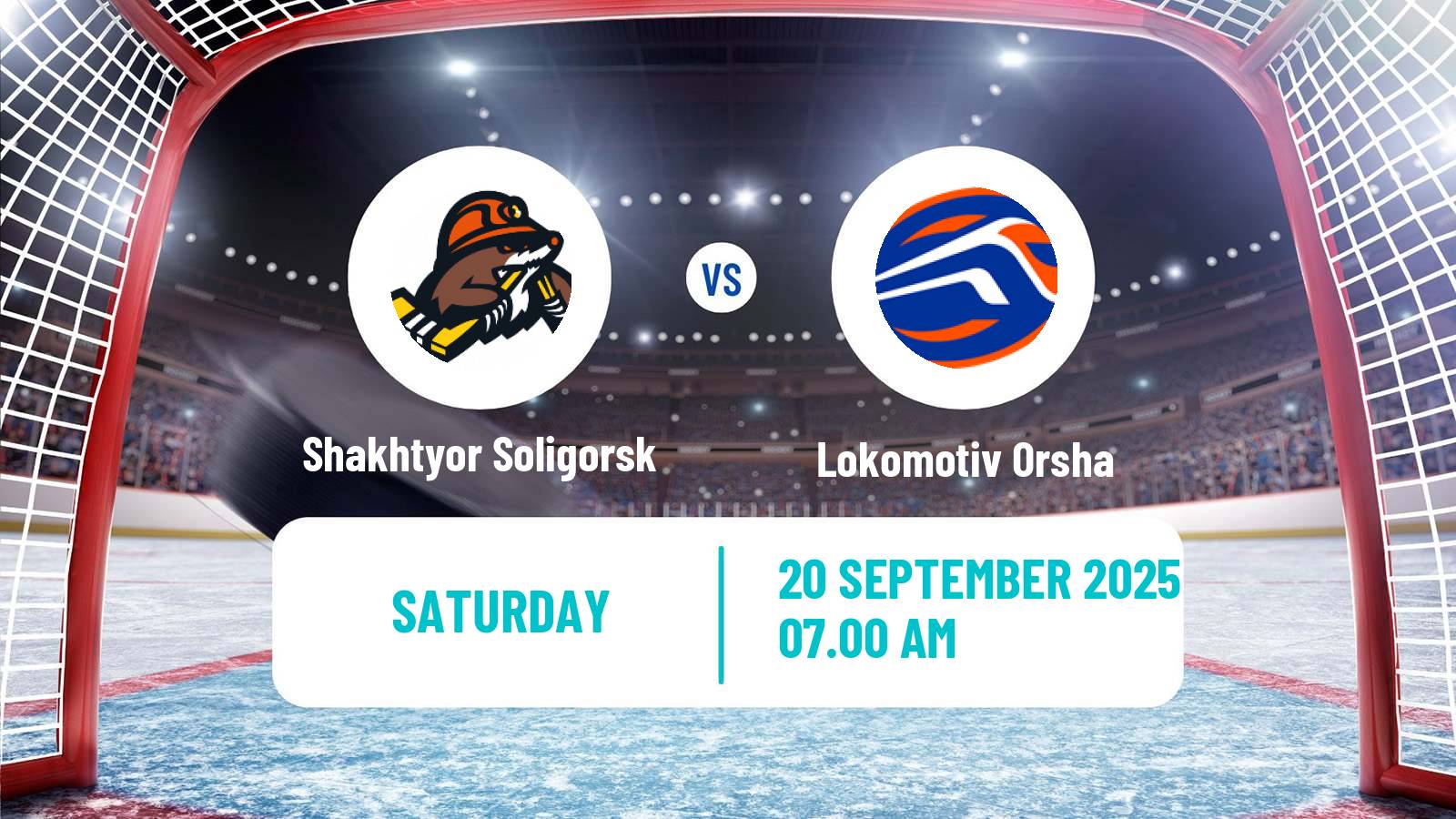 Hockey Belarusian Extraleague Shakhtyor Soligorsk - Lokomotiv Orsha