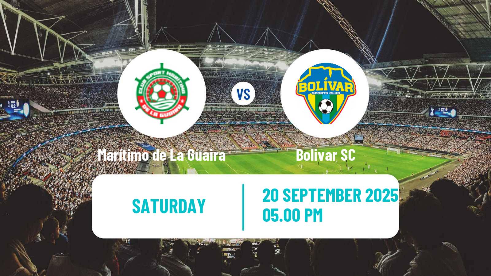 Soccer Venezuelan Segunda Division Marítimo de La Guaira - Bolivar