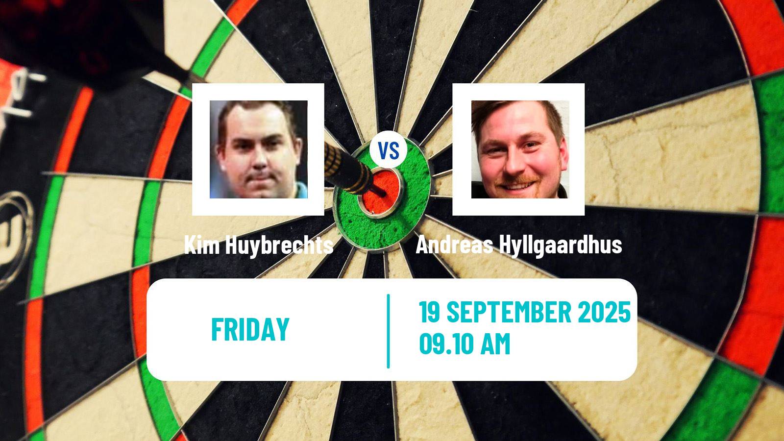 Darts European Tour 12 Kim Huybrechts - Andreas Hyllgaardhus