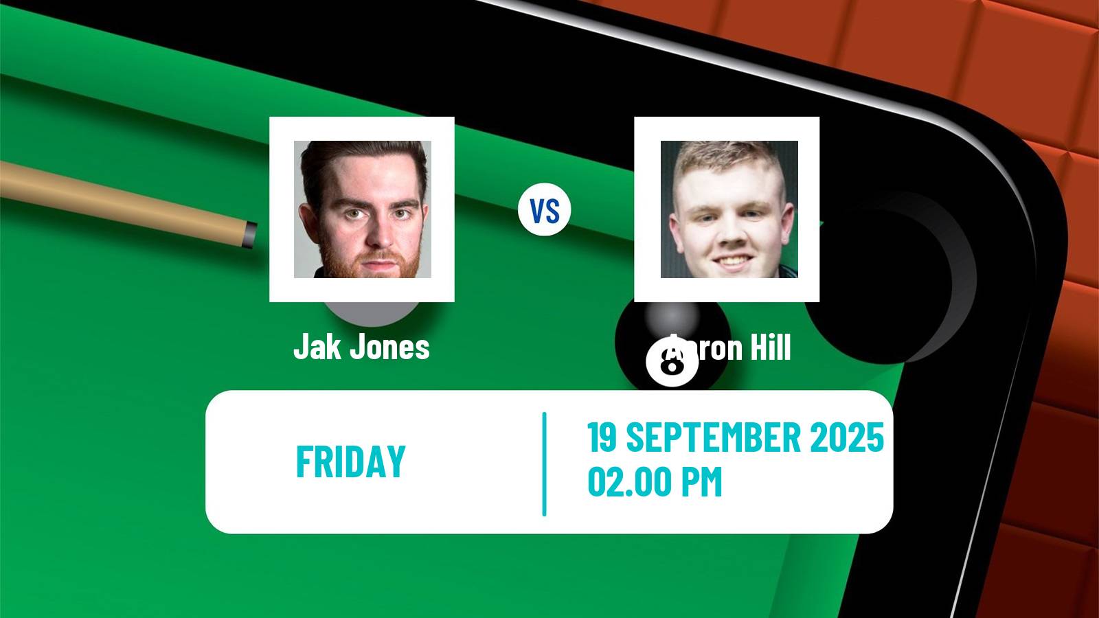 Snooker English Open Jak Jones - Aaron Hill