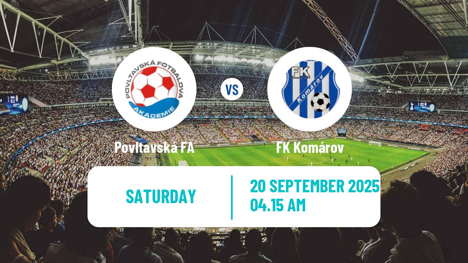 Soccer Czech Division A Povltavská FA - Komárov