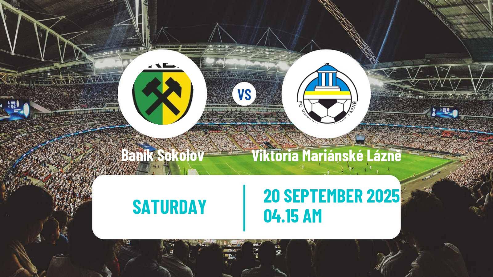 Soccer Czech Division B Baník Sokolov - Viktoria Mariánské Lázně
