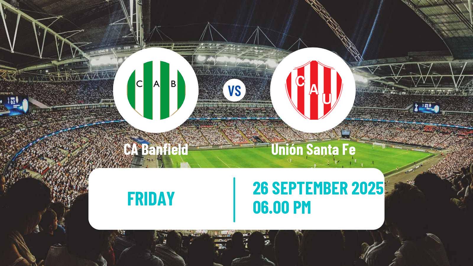 Soccer Argentinian Liga Profesional Banfield - Unión Santa Fe