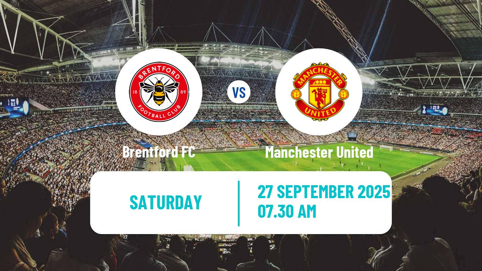 Soccer English Premier League Brentford - Manchester United