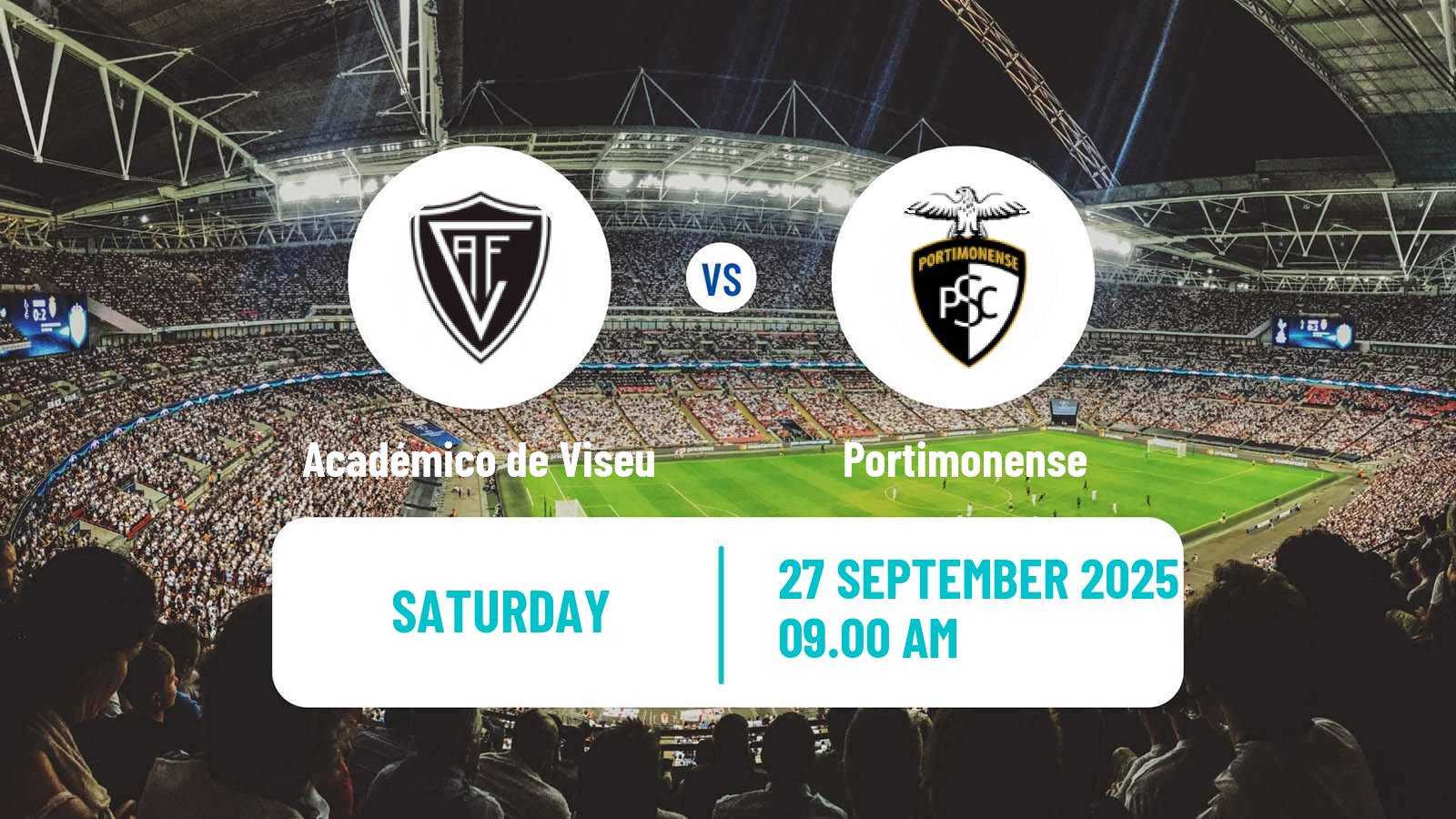 Soccer Portuguese Liga 2 Académico de Viseu - Portimonense