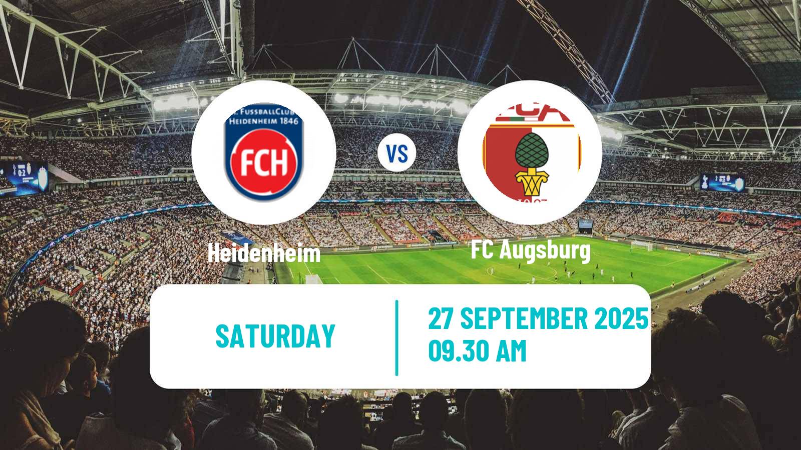 Soccer German Bundesliga Heidenheim - Augsburg