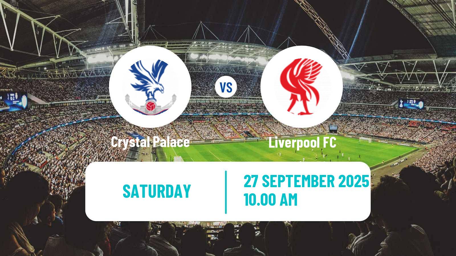 Soccer English Premier League Crystal Palace - Liverpool