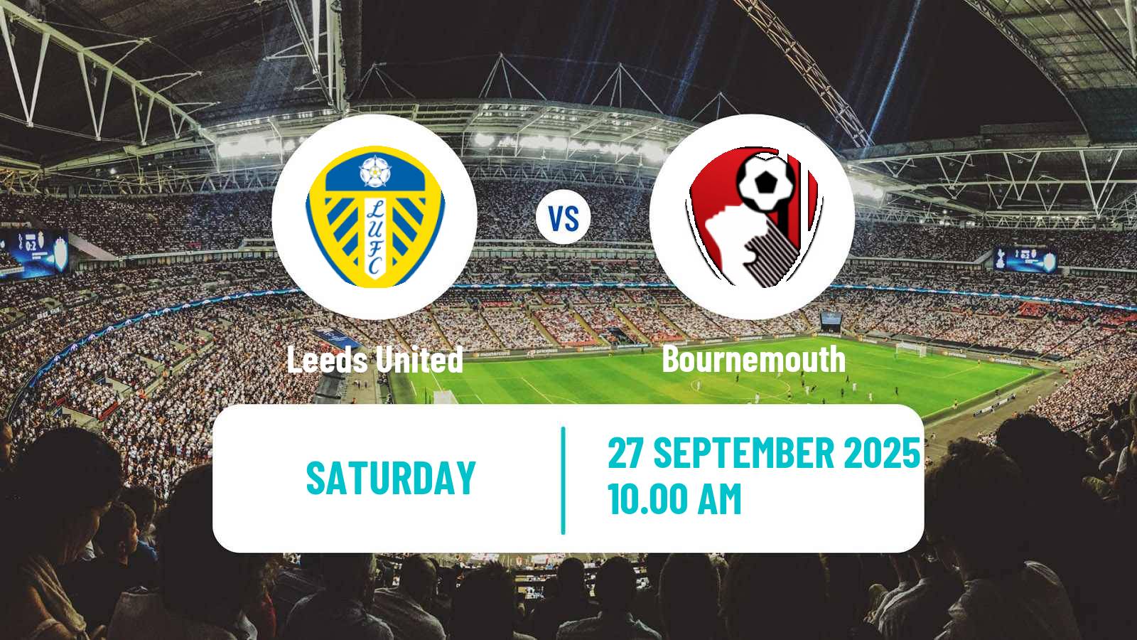 Soccer English Premier League Leeds United - Bournemouth
