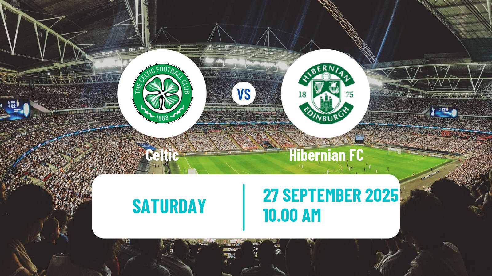 Soccer Scottish Premier League Celtic - Hibernian