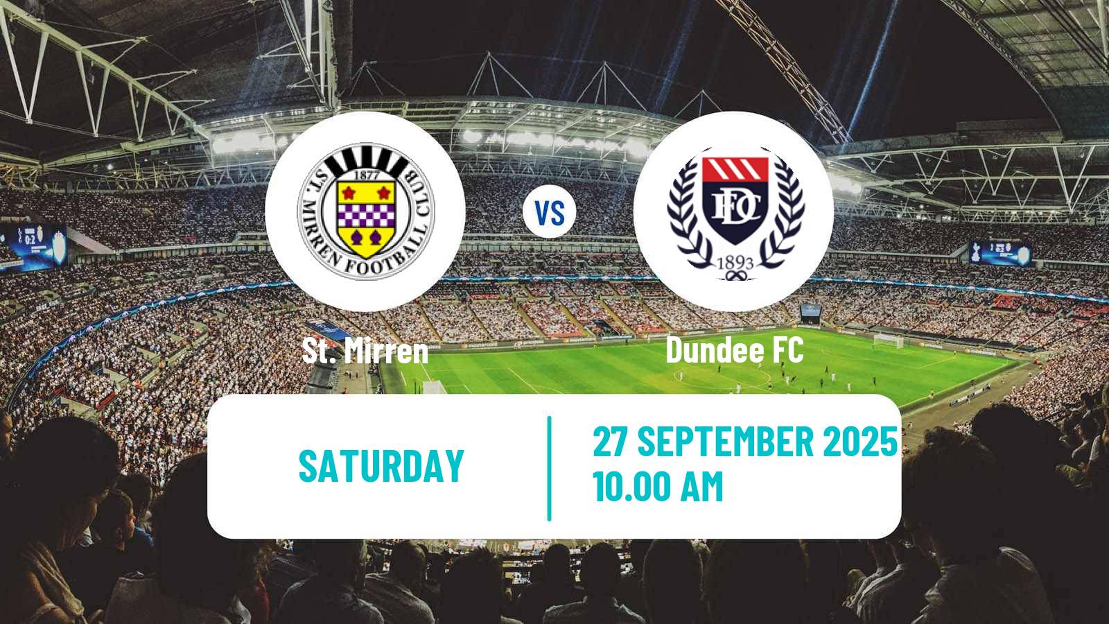 Soccer Scottish Premier League St. Mirren - Dundee