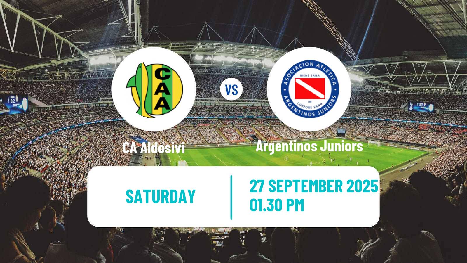 Soccer Argentinian Liga Profesional Aldosivi - Argentinos Juniors