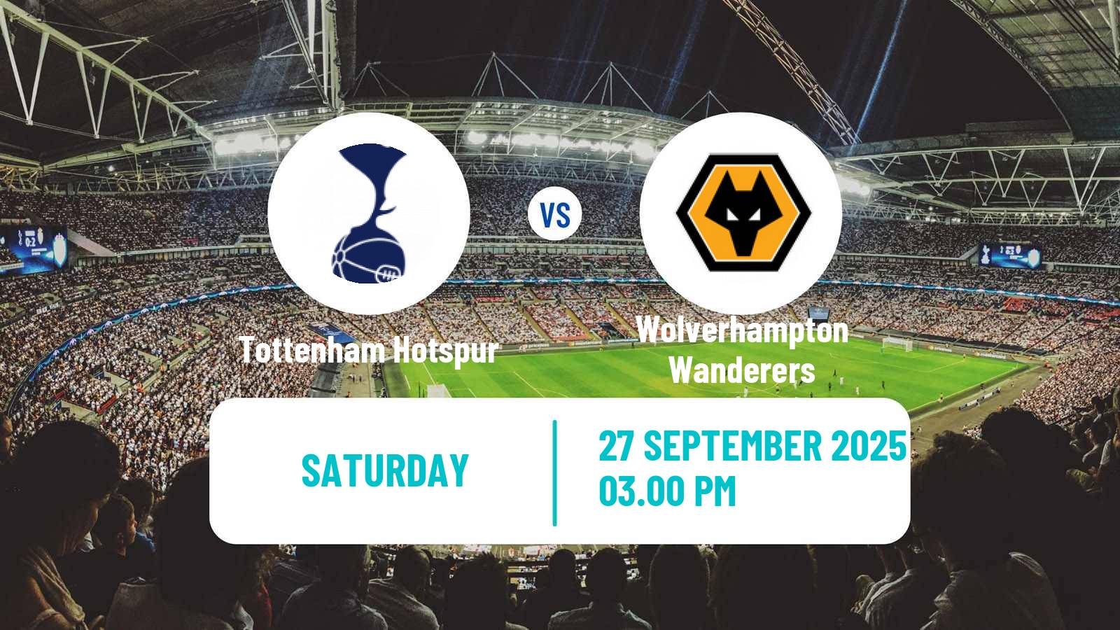 Soccer English Premier League Tottenham Hotspur - Wolverhampton Wanderers