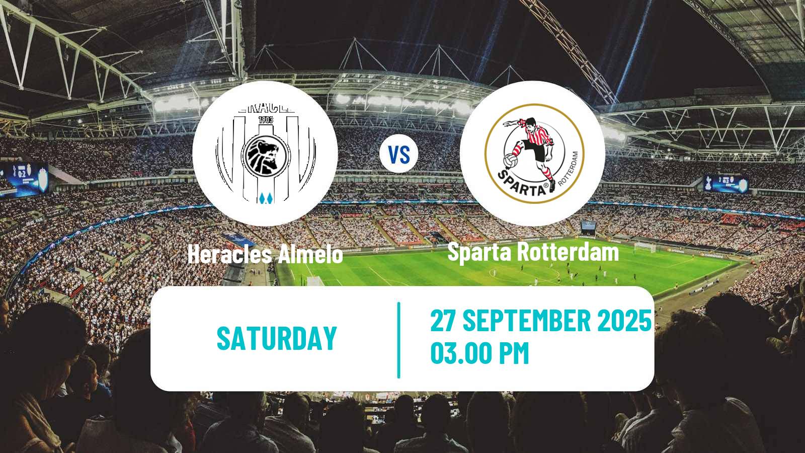 Soccer Dutch Eredivisie Heracles Almelo - Sparta Rotterdam