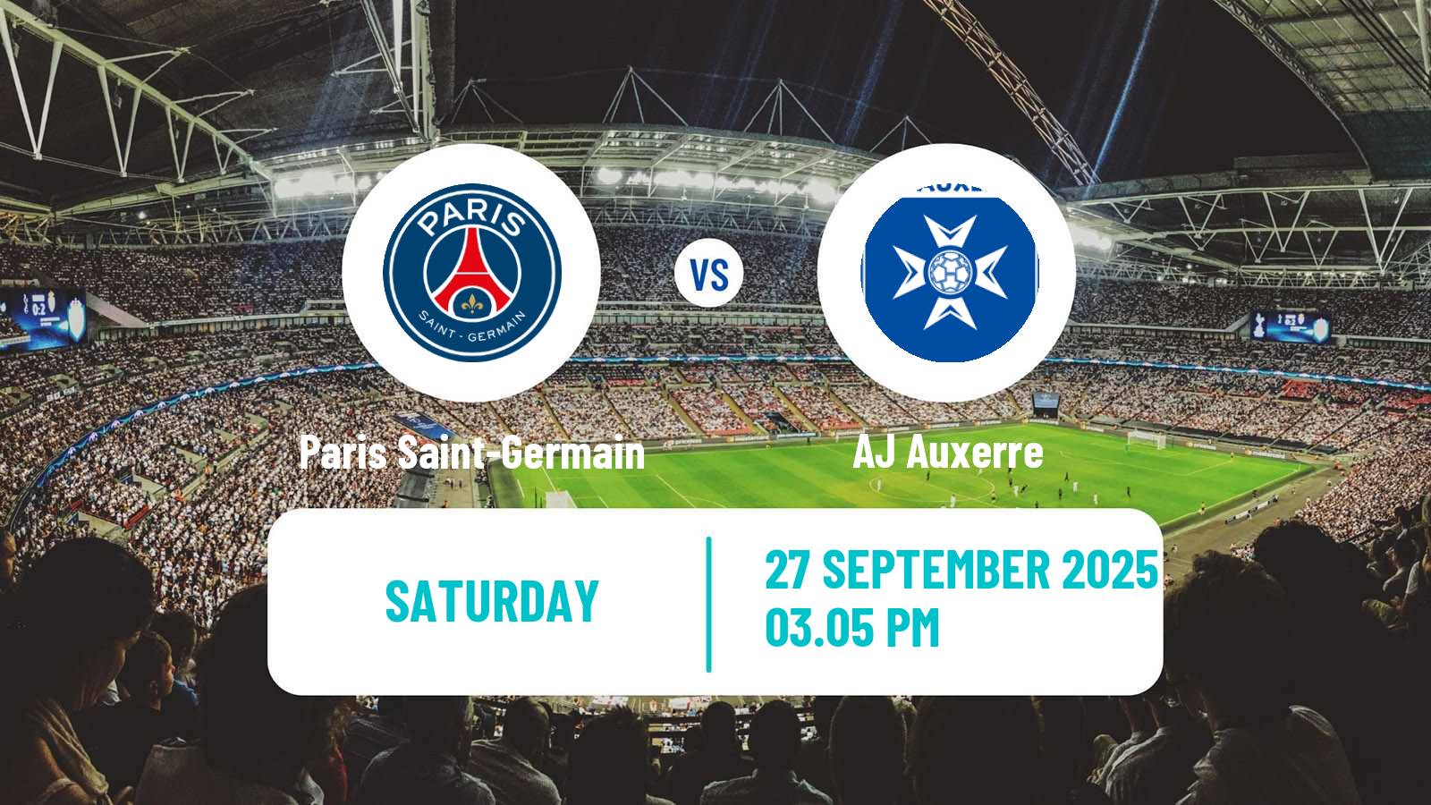 Soccer French Ligue 1 Paris Saint-Germain - Auxerre