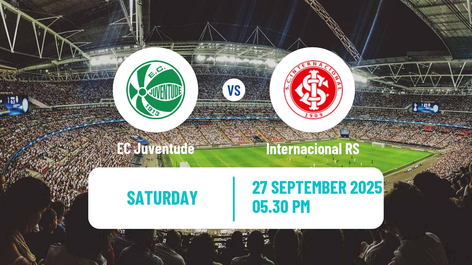 Soccer Brazilian Serie A Juventude - Internacional RS