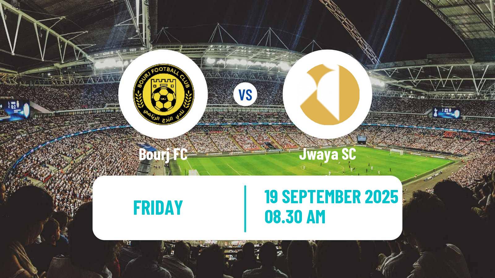 Soccer Lebanese Premier League Bourj - Jwaya