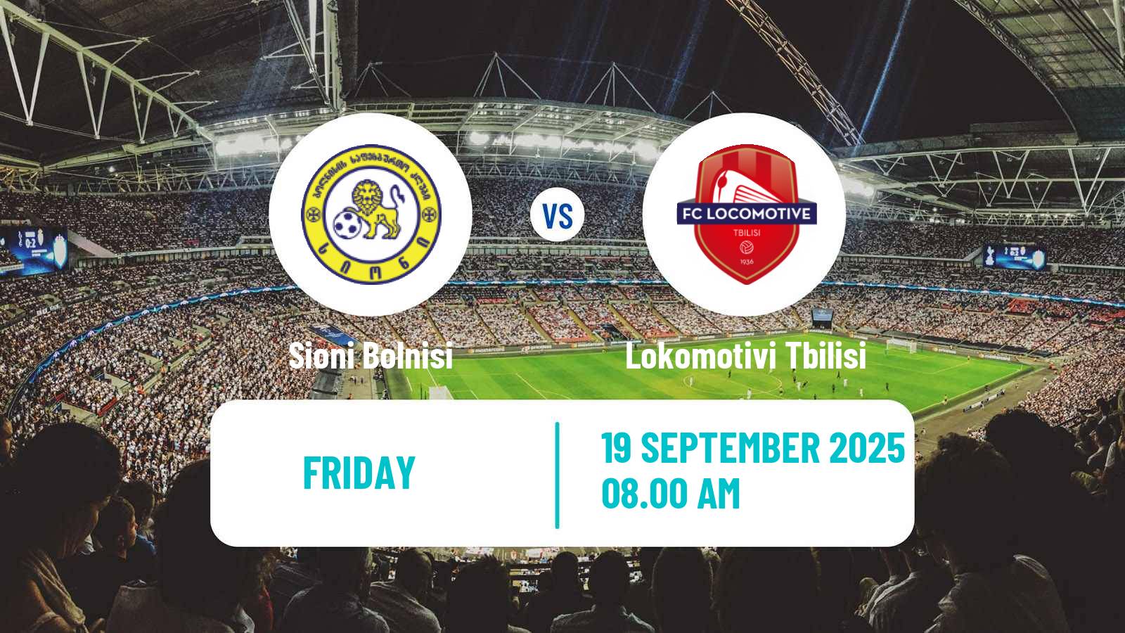 Soccer Georgian Erovnuli Liga 2 Sioni Bolnisi - Lokomotivi Tbilisi