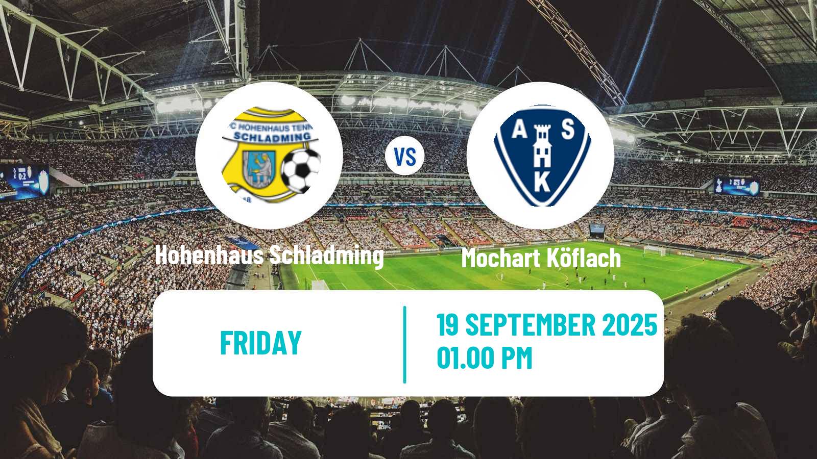 Soccer Austrian Landesliga Steiermark Hohenhaus Schladming - Mochart Köflach
