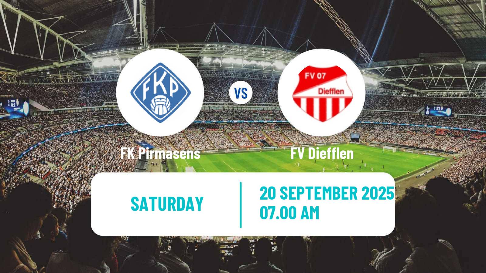 Soccer German Oberliga Rheinland-Pfalz/Saar Pirmasens - Diefflen