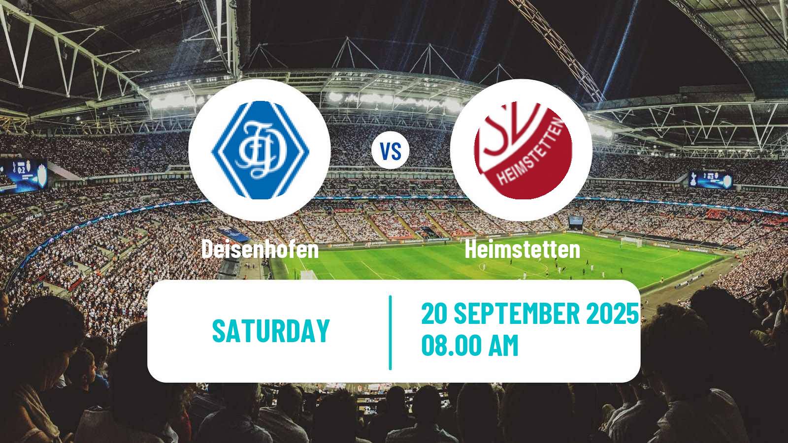 Soccer German Oberliga Bayern Süd Deisenhofen - Heimstetten