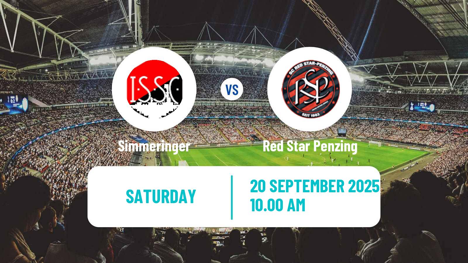 Soccer Austrian Landesliga Wien Simmeringer - Red Star Penzing