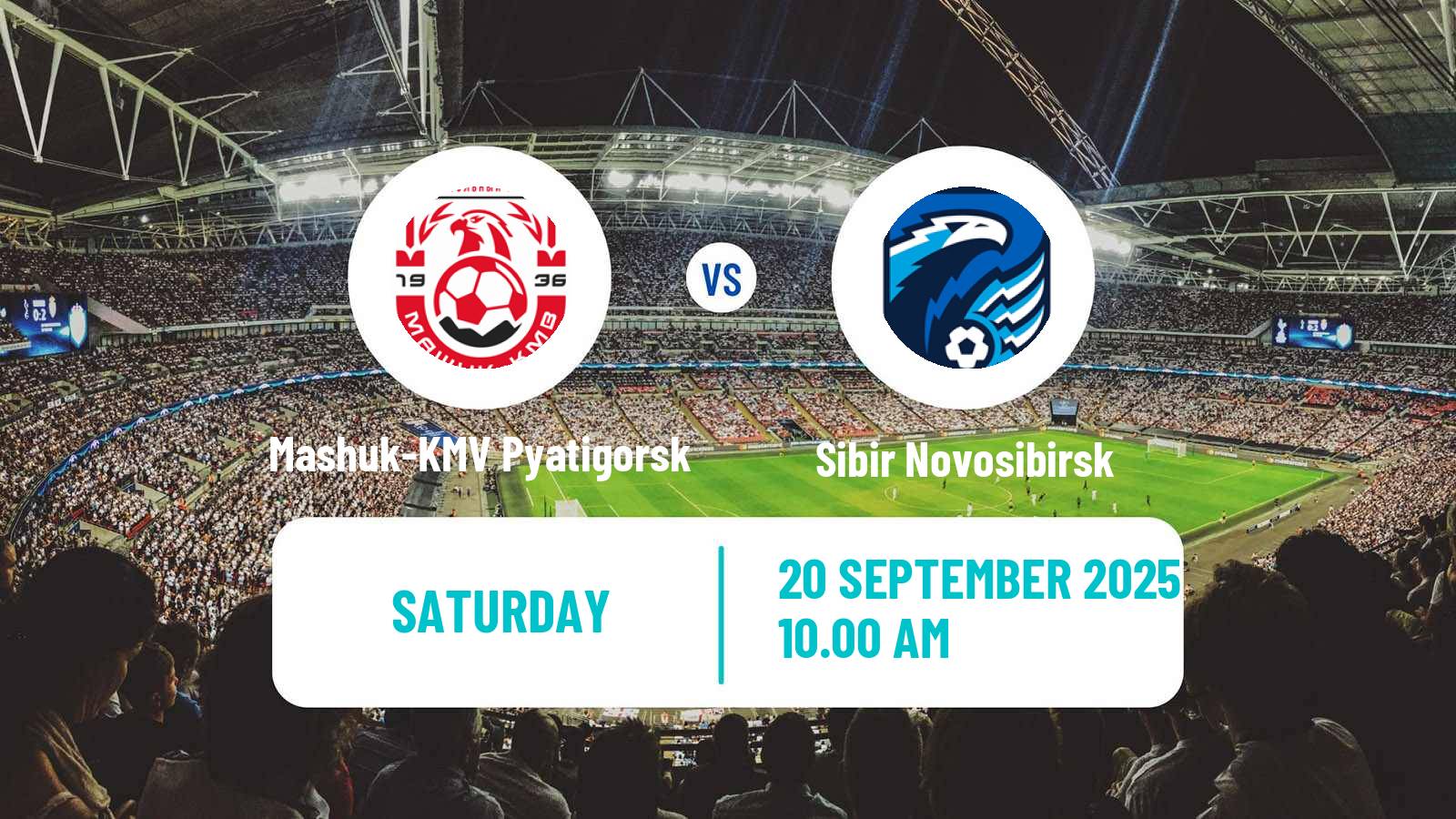 Soccer Russian FNL 2 Division A Gold Mashuk-KMV Pyatigorsk - Sibir Novosibirsk