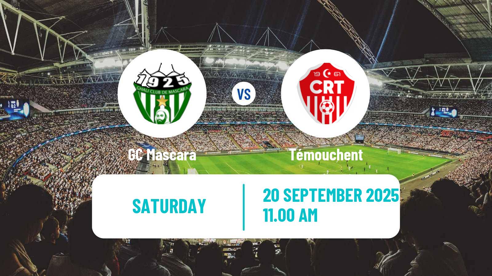 Soccer Algerian Ligue 2 GC Mascara - Témouchent