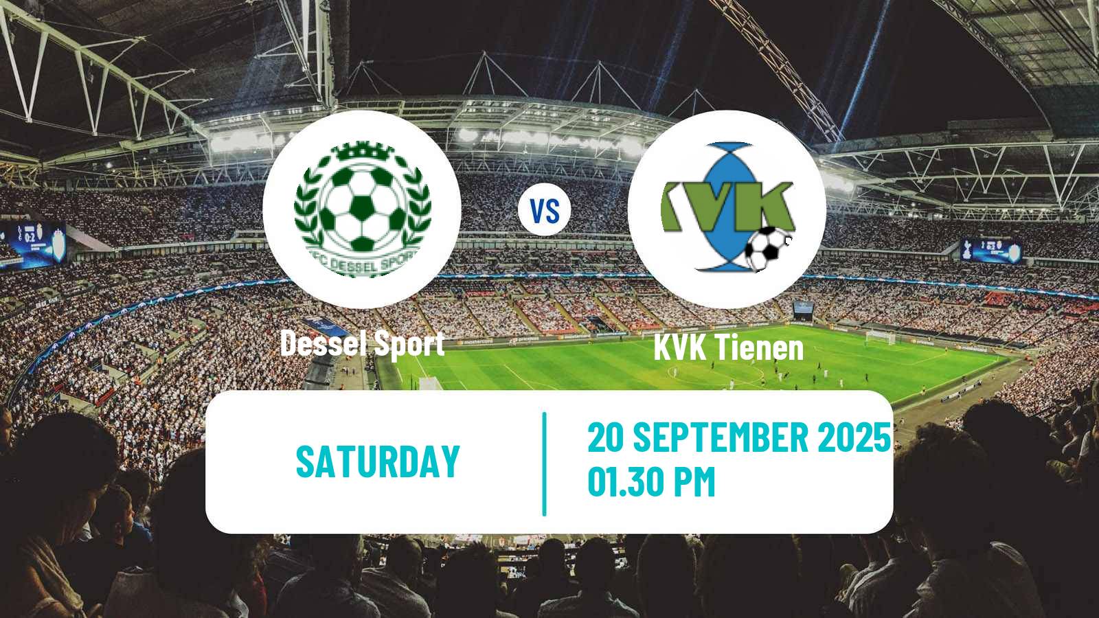 Soccer Belgian National Division 1 VV Dessel Sport - Tienen