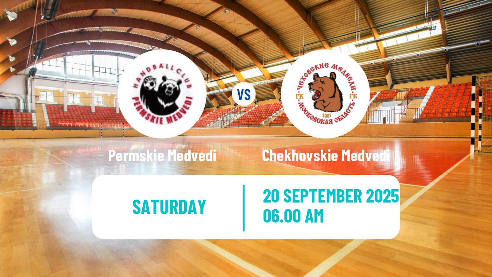 Handball Russian Superleague Handball Permskie Medvedi - Chekhovskie Medvedi