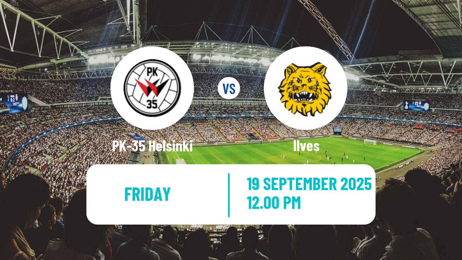 Soccer Finnish Kansallinen Liiga Women PK-35 Helsinki - Ilves