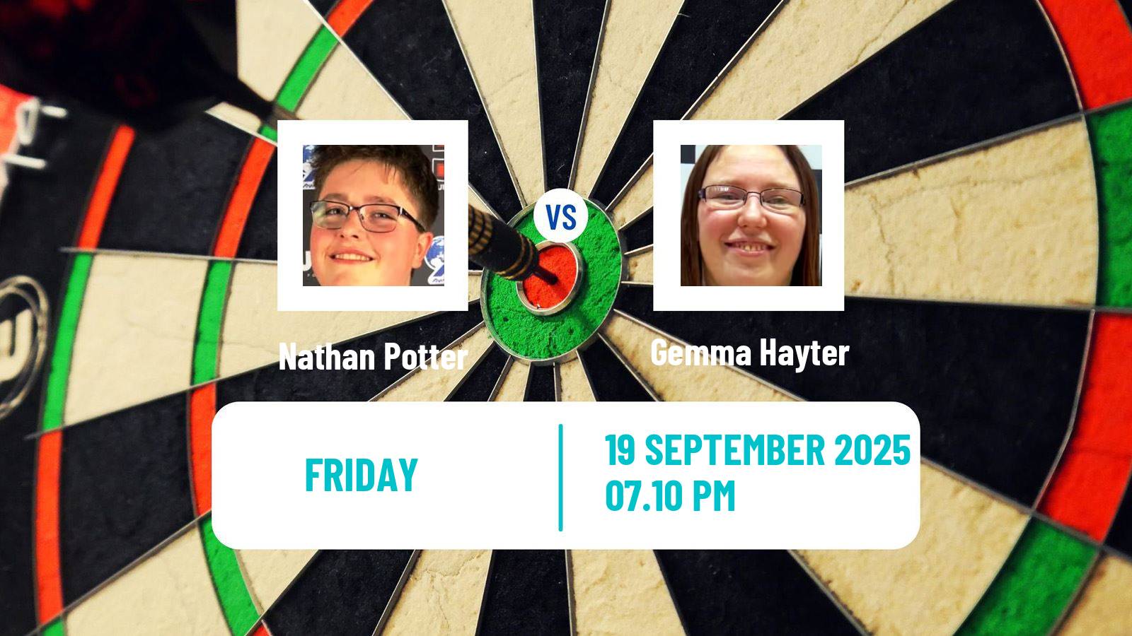 Darts Modus Super Series Nathan Potter - Gemma Hayter
